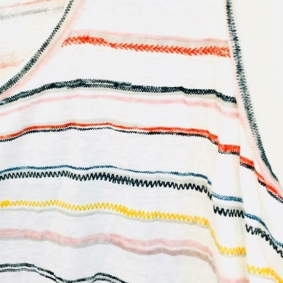 Caslon Linen Blend Henley Tank - Picture 3 of 4